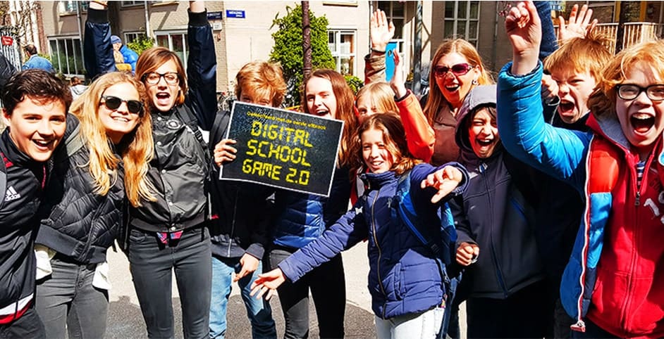 Scholieren digitaal uitje Groningen